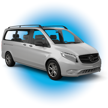Car rental Crete Airport Chania Mercedes Vito