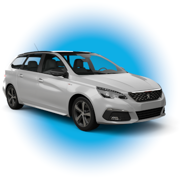 Car rental Crete Airport Chania Peugeot 308 Estate