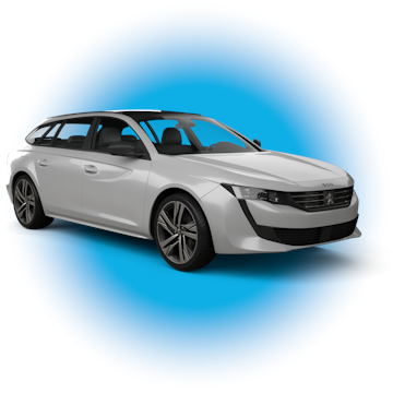 Car rental Reykjavik Port Peugeot 508 Estate